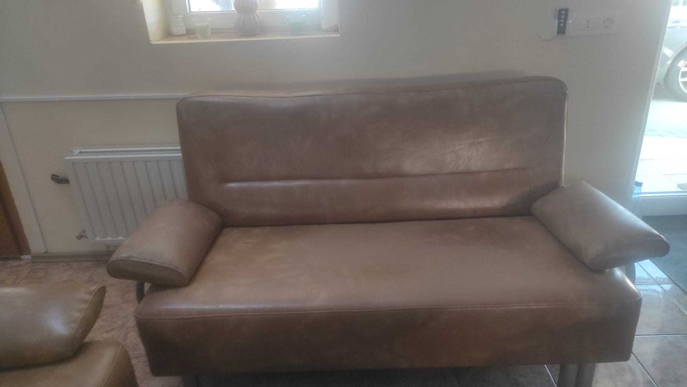 Vand set canapele piele 3-2-1