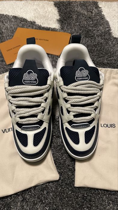 Adidasi Louis Vuitton Skate Albastrii Calitate Premium Noi