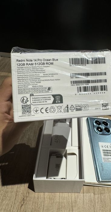 Redmi note 14 pro 12gb/512 gb ocean blue
