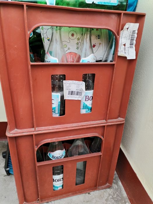 Navetă Sticle Borsec 1L cu 12 buc Solidă