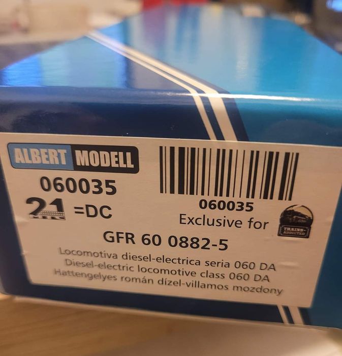 Locomotiva diesel CFR -GFR trenulet electric scara HO