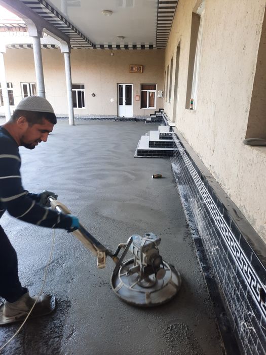 Пол сухой стяжшка хизмати