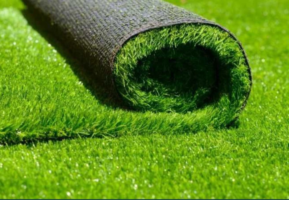 Газон новый 100 квадрат