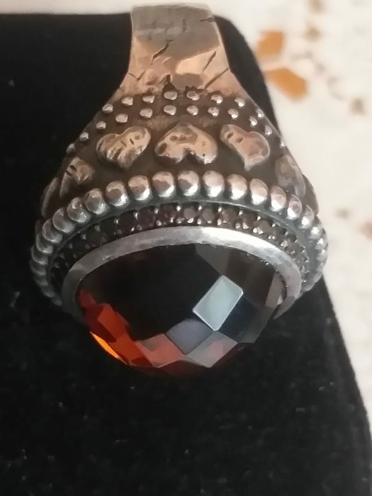 Vand doua inele din argint cu citrin