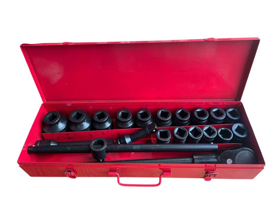 Комплект ударни вложки 3/4 с тресчотка - гедоре 21 части Kraftroyal