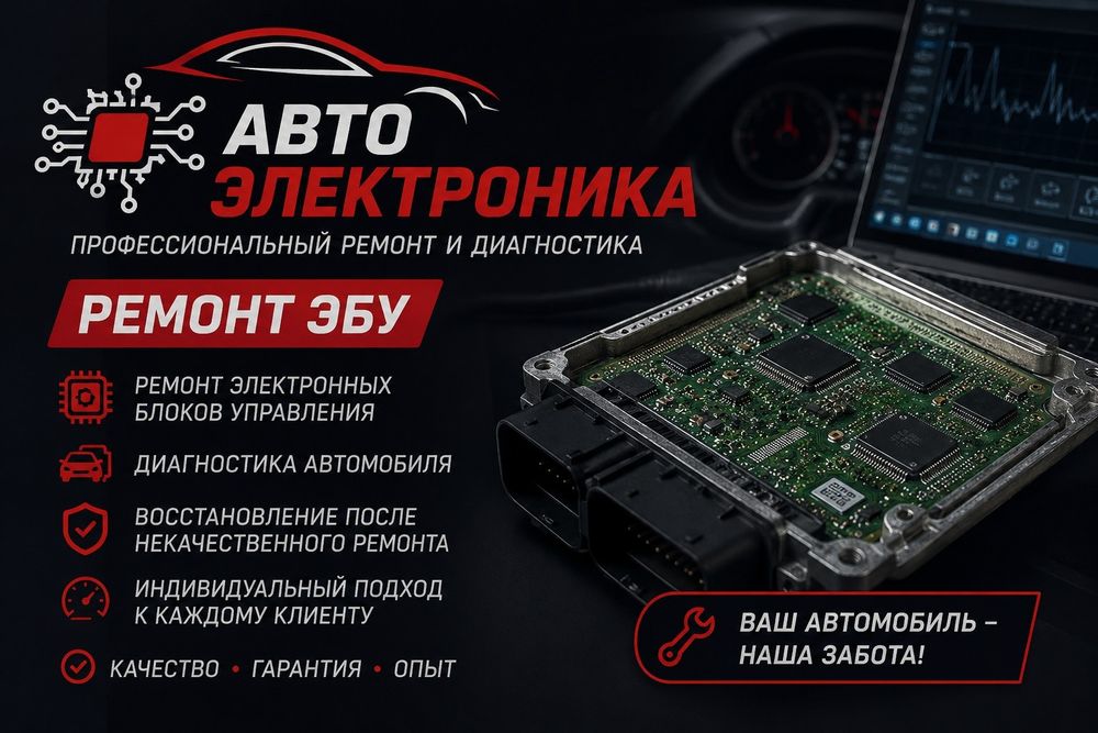 Ремонт ЭБУ прошивка, компьютерная диагностика
