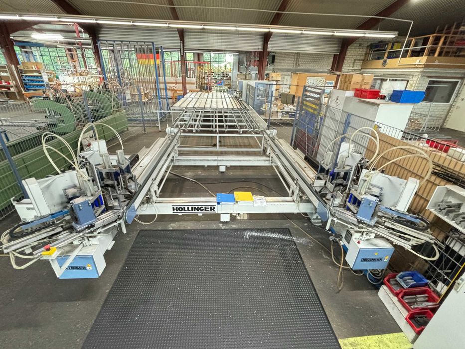 Linie de sudura -debavurare la 4 capete Hollinger MSP / Rotox EPA 472