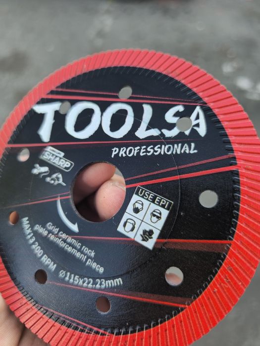 Турбо диамантен диск за рязане на гранитогрес