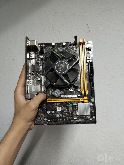 h110+ i3 7100+ кулер