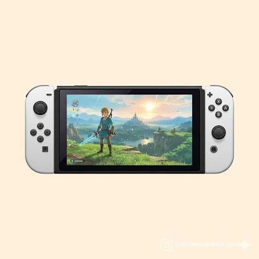 Nintendo Switch OLED (Като НОВА!) + 256GB + Pro Controller + Игри