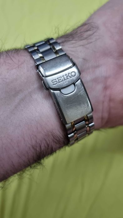 Часовник Seiko Kinetic Titanium Lume Dial