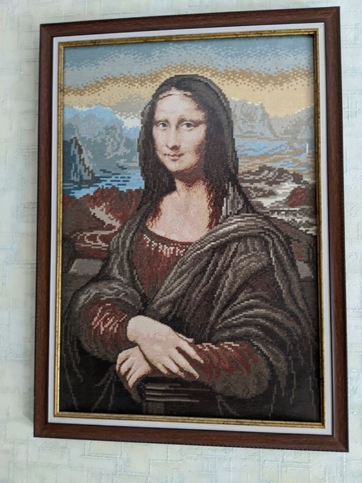 Гоблен "Мона Лиза"- схеми и мостри на конците