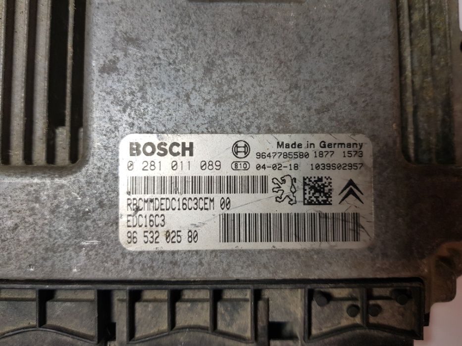 ECU calculator motor Peugeot 206 1.4HDI EDC16C3