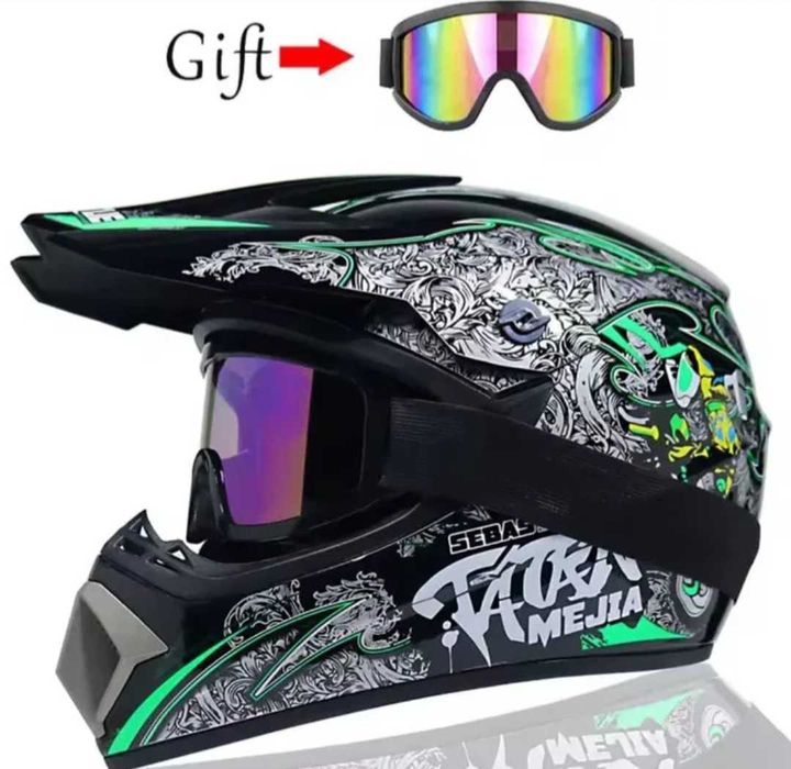 Cască Moto Copii , Casca Moto Adulți Moto Cros enduro ATV Trotineta electrica compatibila kukirin G2 G4 X1 etc