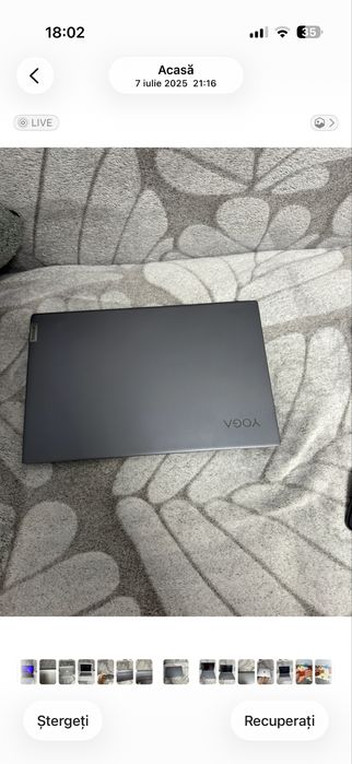 Vand laptop lenovo yoga 7 pentru piese