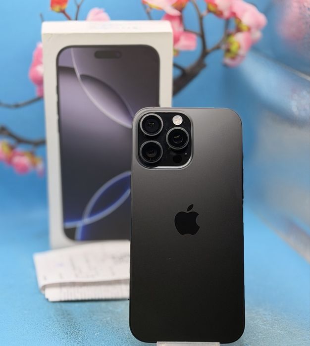 ГАРАНЦИОНЕН!!! Apple iPhone 16 Pro Max, 256GB, 5G, Black Titanium