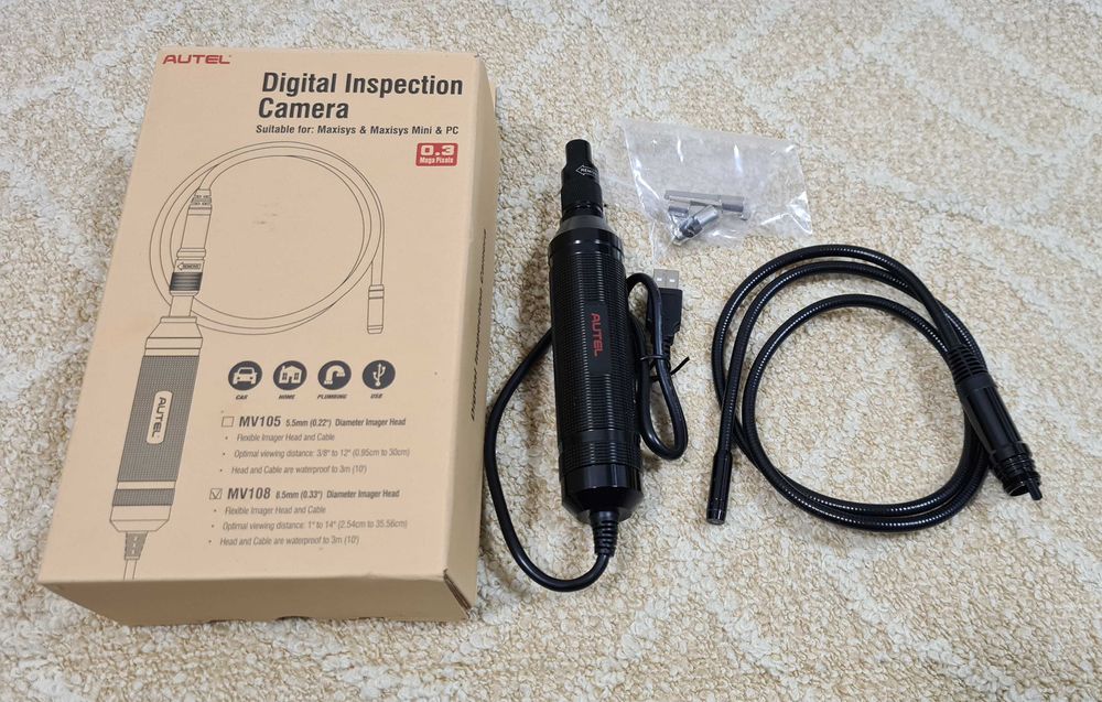 Videoscop Autel MaxiVideo MV105S 5.5mm Digital Video Inspection Scope