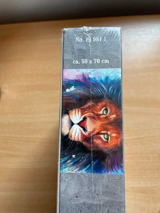 Puzzle Ravensburger 1000 piese, leu cu fluturi, nou sigilat