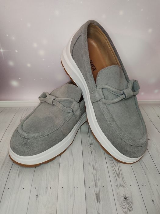 Замшевые лоферы в идеальном состоянии!