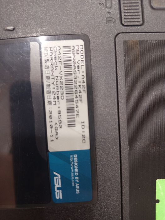 Ноутбук asus a42f