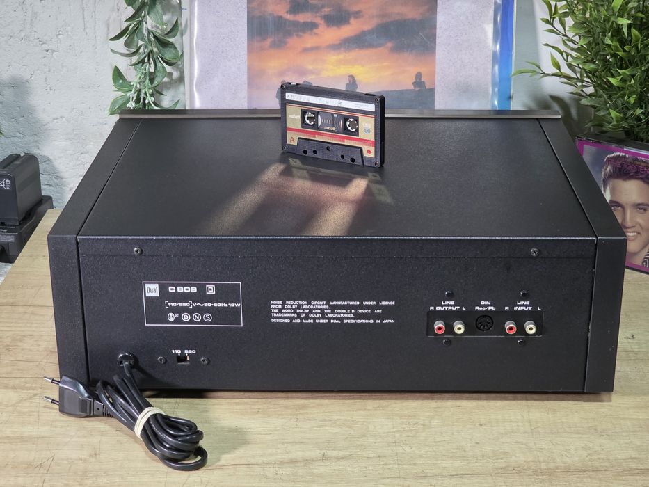 Casetofon deck DUAL C-809, vintage retro hifi , impecabil