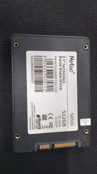 SSD Sata 500Gb Netac
