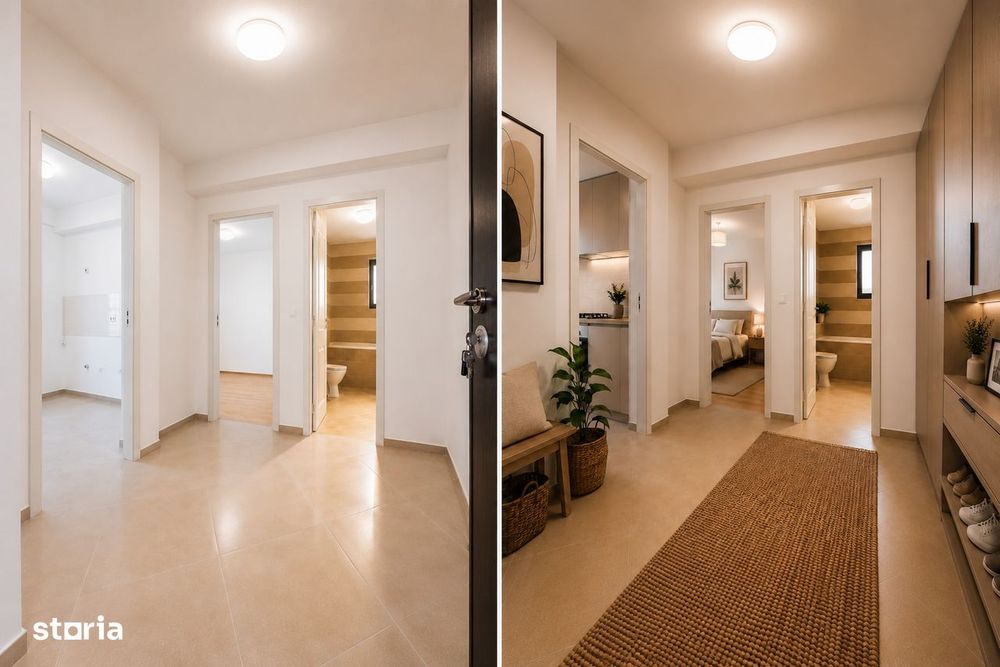 2 Camere | Mutare Imediată | Încălzire în Pardoseală | Parcare inclusa