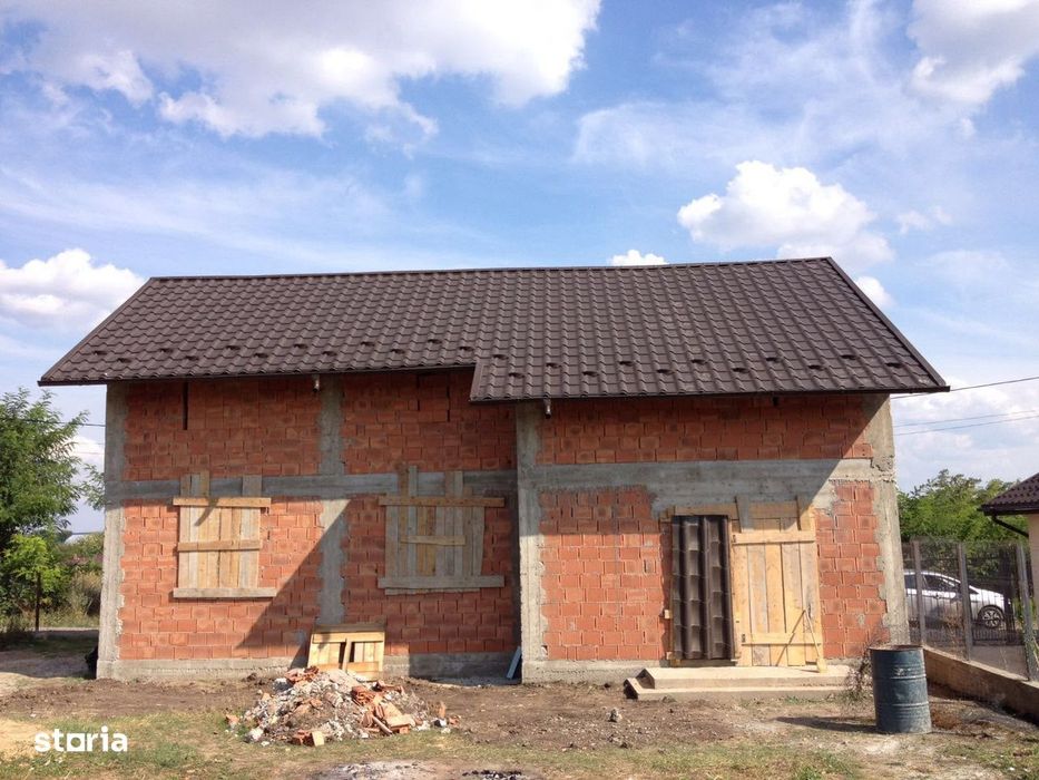 Casa la Rosu, 4 camere, 100mp, P+M, 500mp teren, Breazu-Rediu!