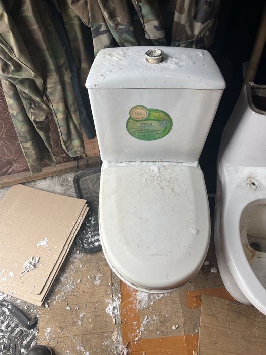 Унитаз строительный