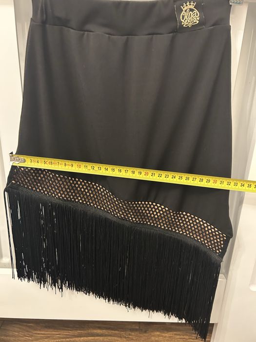 Fusta antrenament dand latino - Olgda Design, marimes 34, 10-13 ani