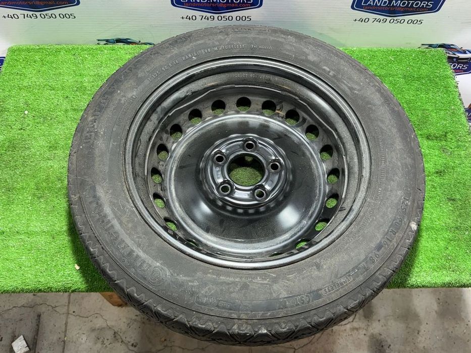 ROATĂ REZERVĂ MERCEDES 5x112 R16 / BENZ A180 CDI BlueEFFICIENCY W176 2015 / HATCHBACK 2012-2018 T125 / 90 98M