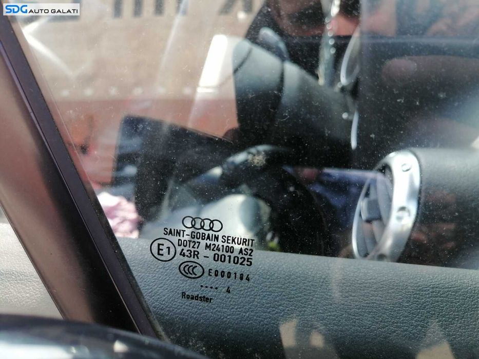 Geam Sticla Fix de pe Usa Portiera Dreapta Audi TT 8N Roadster Cabrio Decapotabil 1998 - 2006