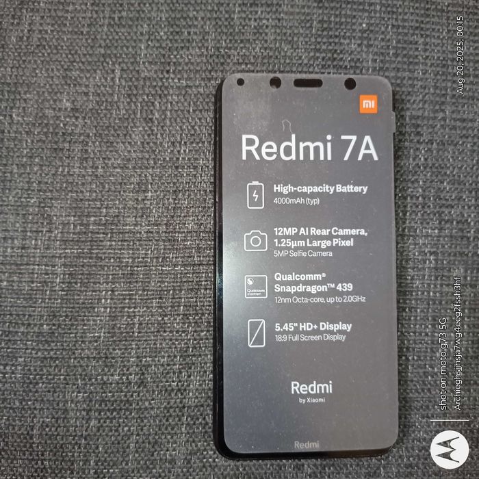 Продавам Xiaomi Redmi 7A (32 GB)