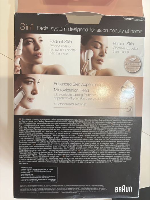 Epilator Facial Braun FaceSpa Pro