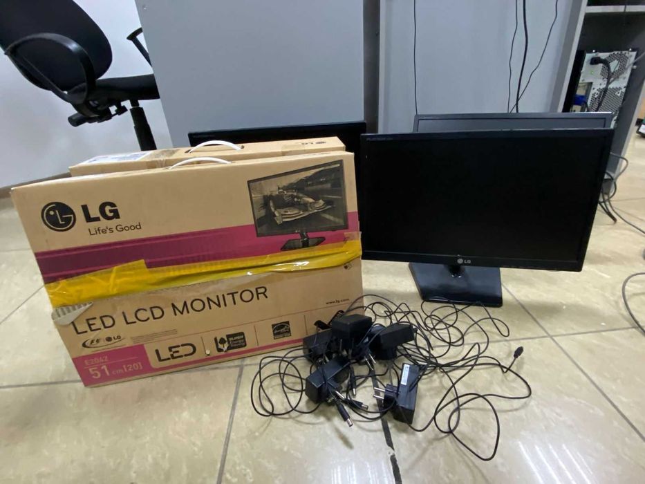 Мониторы LG,  сервер Xeon 10 000 тг