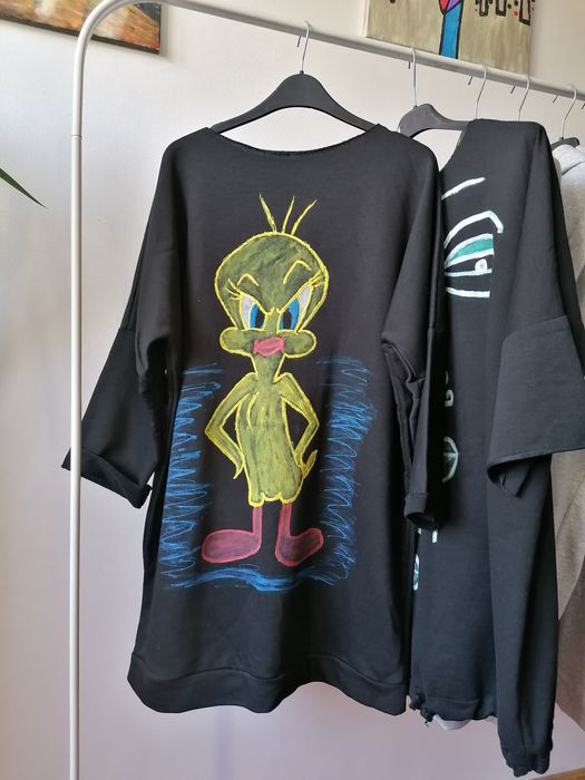 Rochii dama bumbac Pictate manual handmade NOI