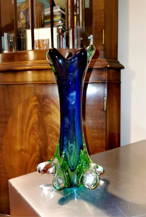 Пепелник Мурано за пури цигари дизайнер Флавио Поли segusosommerso