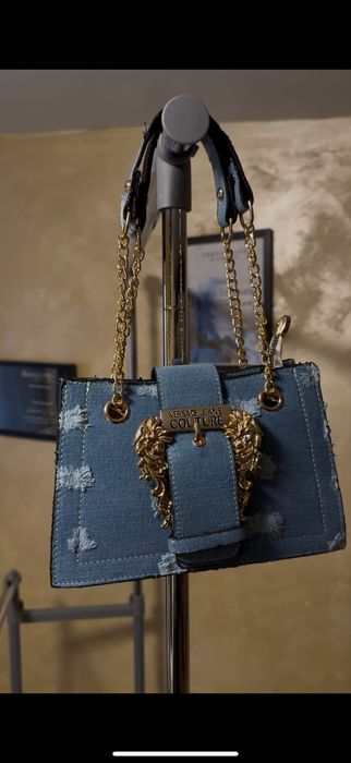 Geanta denim Versace