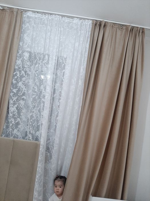 Шторы комплект в спальню