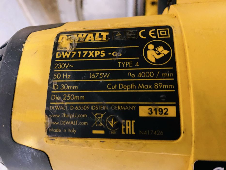 Dewalt circular DW 717 XPS