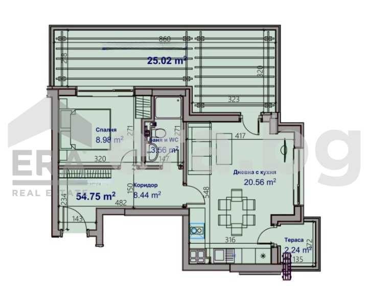 Двустаен апартамент в новострояща се кооперация с Акт 14 в кв.Младост