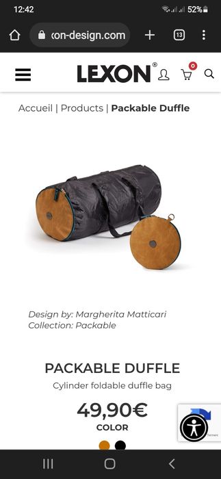 Vand geanta pliabila Lexon noua