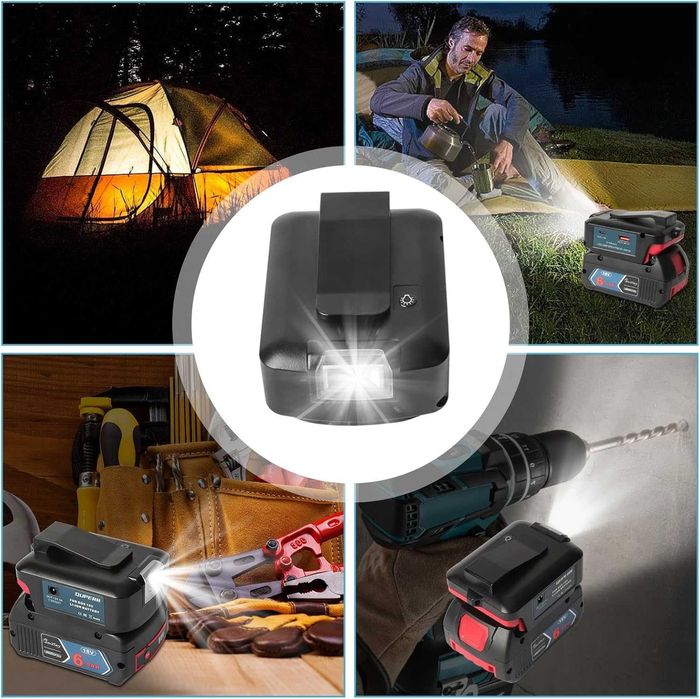 QUPERR USB-A и USB-C адаптер за батерии BOSCH Proffesional 18V,qupper