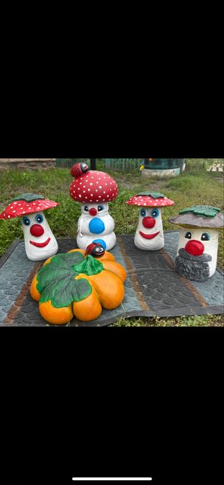 Садовые фигурки с цемента