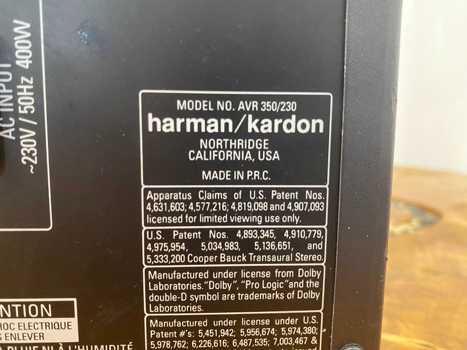 statie / amplificator harman kardon avr 350