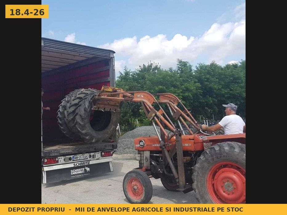 Cauciucuri Anvelope 18.4-26 18.4R26 18.4 26 480/80-26 18426 BKT Incarcator Buldo si Industrial SH Second Hand FACTURA TVA Garantie 1 An Livrare Rapida