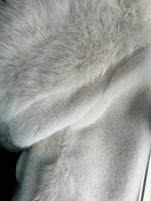 Экошуба белая . Как натуральная