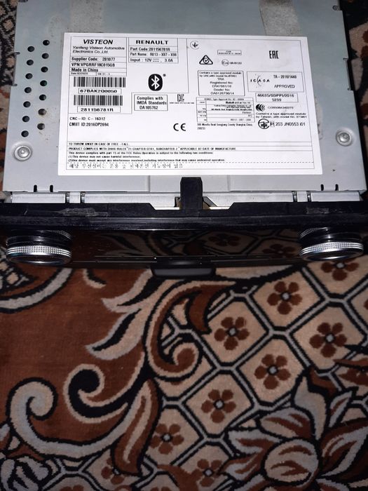 Могнитола рено дастер