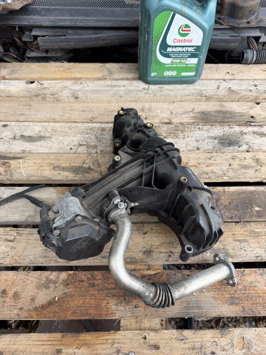 Комплект всмукателен колектор 03L129711A с дроселова клапа 03L128063R VDO за VW Golf Passat Audi Skoda 2.0 TDI