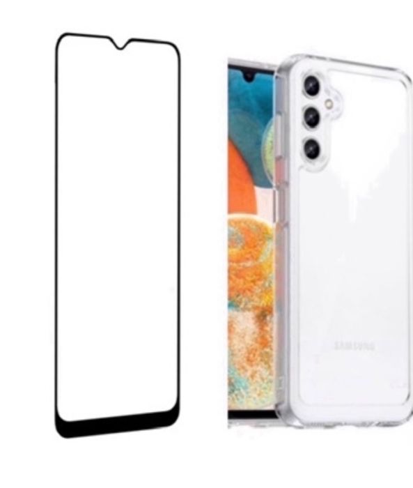 Folie Sticla Curbata + Husa Silicon Samsung A05s/A42/A32/A34/A06/A16